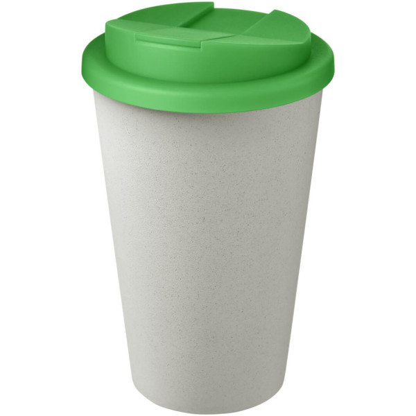 Americano® Eco 350 ml recycelter Becher mit auslaufsicherem Deckel