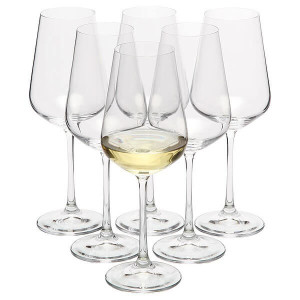 VS MORETON 6 Set mit 6 Weißweingläsern - Reklamnepredmety