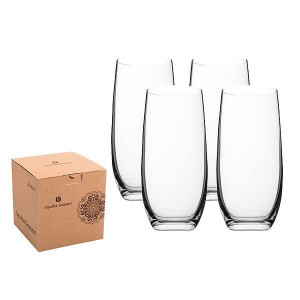 VS KIRIBATI Set mit 4 hohen Gläsern - Reklamnepredmety