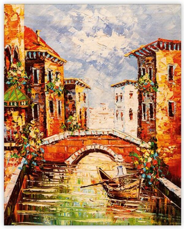 Drevený obraz Venezia III.