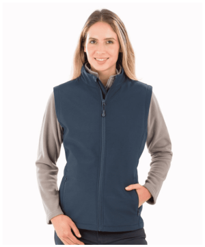 Dámska 2-vrstvová softshellová vesta "Printable" - Reklamnepredmety