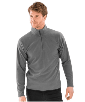 Mikrofleecový sveter s 1/4 zipsom - Reklamnepredmety