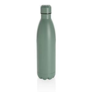 Solid Color Vakuum Stainless-Steel Flasche 750ml, grün - Reklamnepredmety