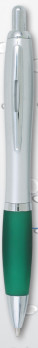 Kugelschreiber AB 023 S - 6359-50-ze - variant A AB 023 SILVER Green