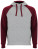 Mikina Badet s kapucňou - RY1058_Heather-Grey-58_Garnet-Red-57 - variant Ls 1000335332