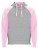 Mikina Badet s kapucňou - RY1058_Heather-Grey-58_Light-Pink-48 - variant Ls 1000335330