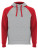Mikina Badet s kapucňou - RY1058_Heather-Grey-58_Red-60 - variant Ls 1000335327