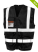 Reflexná vesta Heavy Duty - black - variant 