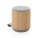 Bambus und Stoff 3W Wireless Speaker, braun