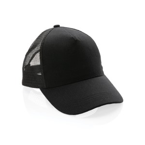 Impact AWARE™ 190gr Brushed rCotton 5 Panel Trucker-Cap, nav - Reklamnepredmety