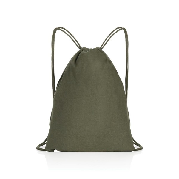 Impact AWARE™ recycelter Baumwoll-Sportbeutel 145gr, navy bl