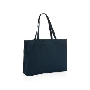 Impact AWARE™ recycelte Baumwoll-Shopper 145gr, navy blau - Reklamnepredmety