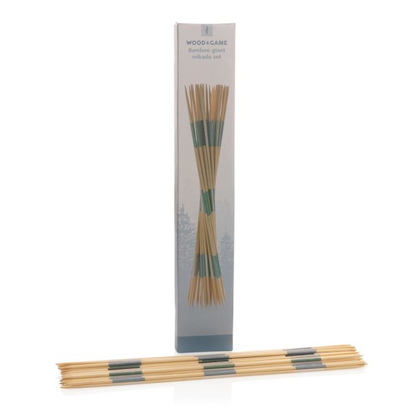 Giant Mikado-Set aus Bambus, braun
