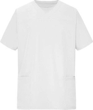 Pánske pracovné tričko Stretch Slip Casack s výstrihom do V - Reklamnepredmety