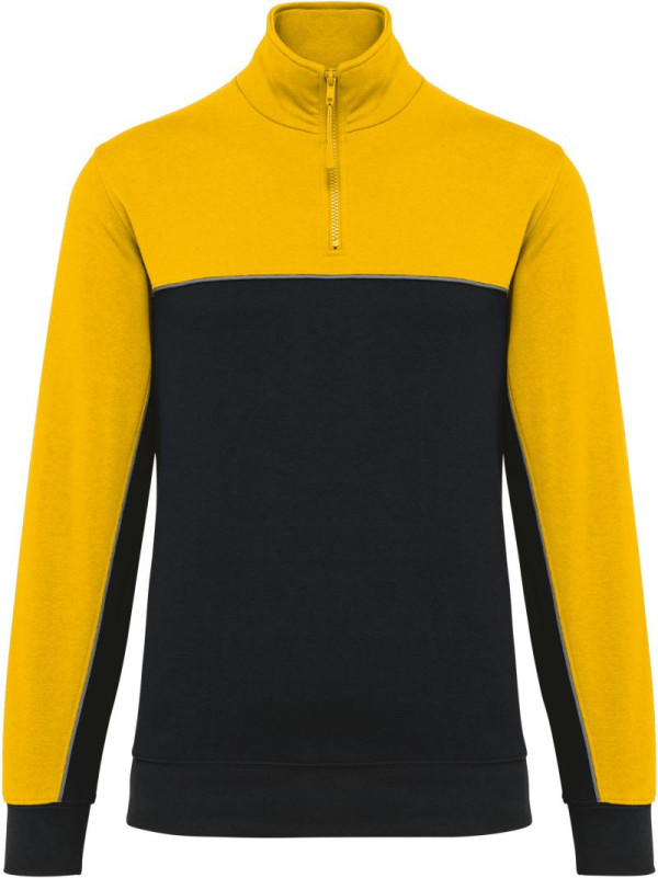 Pracovný sveter s 1/4 zipsom