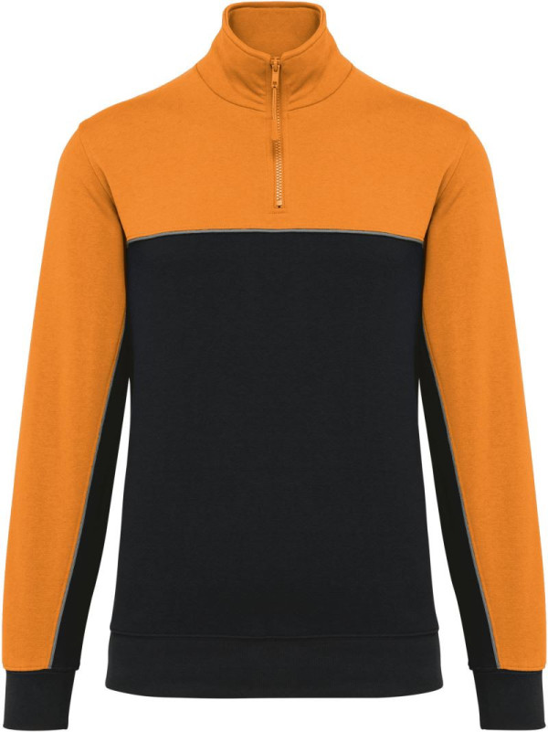 Pracovný sveter s 1/4 zipsom