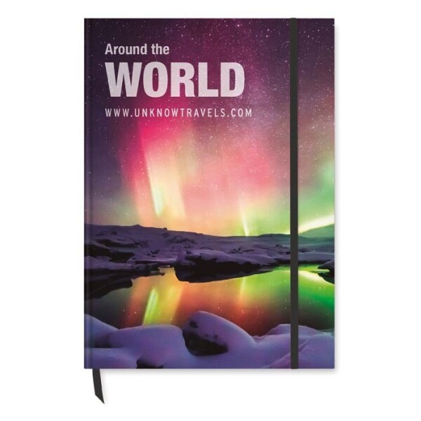 Individuell gestaltbares A4-Notizbuch mit Hardcover