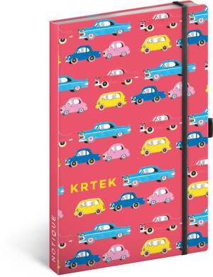 NOTIQUE Notizen Maulwurfsautos, liniert, 13 x 21 cm - Reklamnepredmety