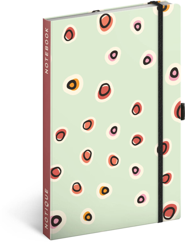 NOTIQUE Notes Dots, liniert, 13 x 21 cm