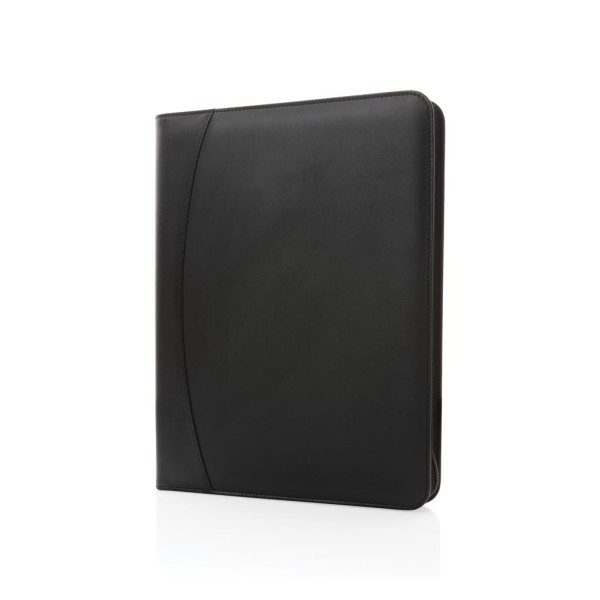 RCS rPU Deluxe Tech Portfolio mit Reißverschluss, schwarz