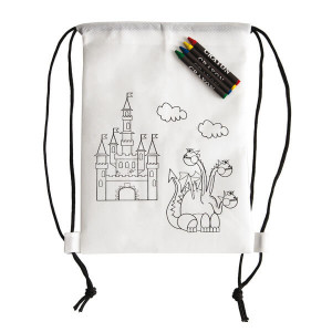WHITE LINE BACK rucksack mit Wachsfiguren - Reklamnepredmety