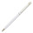 TOUCH TIP GOLD aluminum ballpoint pen,  white - R73409_06 - variant Pr R73409.06