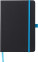 BARTAMUR Černý zápisník A5 s tvrdými deskami a barevnou gumičkou - b4003804pk2 - variant Gi B4003804PK2