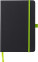 BARTAMUR Černý zápisník A5 s tvrdými deskami a barevnou gumičkou - b4003805pk2 - variant Gi B4003805PK2