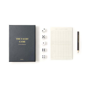 VINGA 5-Würfel Tischspiel, navy blau - Reklamnepredmety