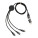 Terra 120cm 6-in-1-Kabel aus RCS recyceltem Aluminium, grau