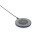 Terra 10W Wireless Charger aus RCS recyceltem Aluminium, grau
