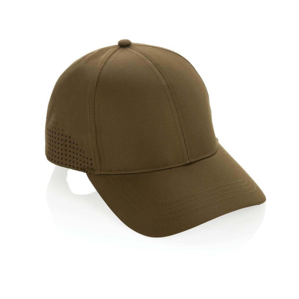 Impact AWARE™ rPET 6-Panel-Sportkappe, grün