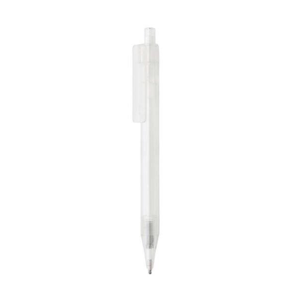 GRS rPET X8 transparenter Stift, grün