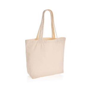 Impact Aware™ 240g/m² rcCanvas Shopper + Tasche, ungefärbt, braun - Reklamnepredmety