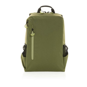 Impact AWARE™ Lima 15.6" RFID Laptop-Rucksack, grün - Reklamnepredmety