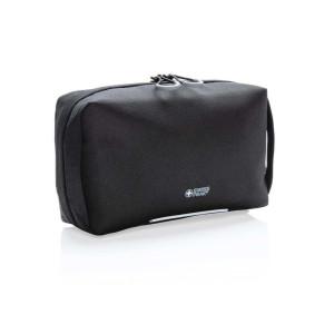 Swiss Peak AWARE™ Tech-Pouch PVC free, schwarz - Reklamnepredmety