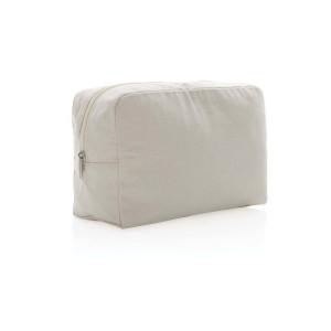 Impact Aware™ 285g/m² Kosmetiktasche aus ungefärbtem Canvas, navy blau - Reklamnepredmety