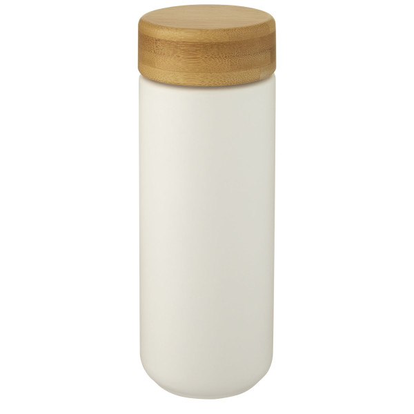 Lumi 300 ml Keramikbecher mit Bambusdeckel