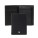Card holder with flap Button Black - FLF326A-1 - variant Ps FLF326A