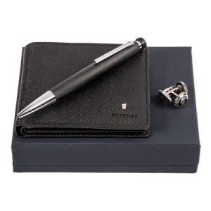 Set (ballpoint pen, wallet & cufflinks) - Reklamnepredmety