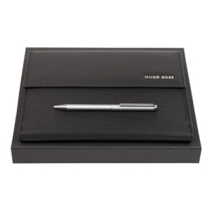 Set HUGO BOSS (ballpoint pen & folder A5) - Reklamnepredmety