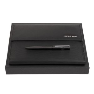 Set HUGO BOSS (ballpoint pen & folder A5) - Reklamnepredmety