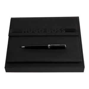 Set HUGO BOSS (ballpoint pen & folder A5) - Reklamnepredmety