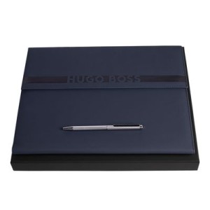 Set HUGO BOSS (ballpoint pen & folder A4) - Reklamnepredmety