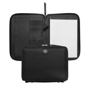 Conference folder A5 Regent Black - Reklamnepredmety