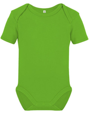 Organické body pre bábätká s krátkym rukávom Bailey 01 - Reklamnepredmety