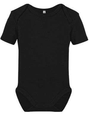Organické body pre bábätká s krátkym rukávom Bailey 01 - Reklamnepredmety