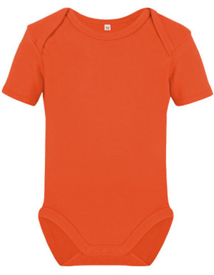 Organické body pre bábätká s krátkym rukávom Bailey 01 - Reklamnepredmety