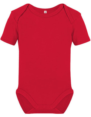 Organické body pre bábätká s krátkym rukávom Bailey 01 - Reklamnepredmety