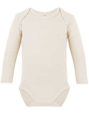 Organické body pre bábätká s dlhým rukávom Bailey 02 - Reklamnepredmety